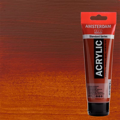 Talens Amsterdam akrilna boja, 120 ml - 411, burnt sienna
