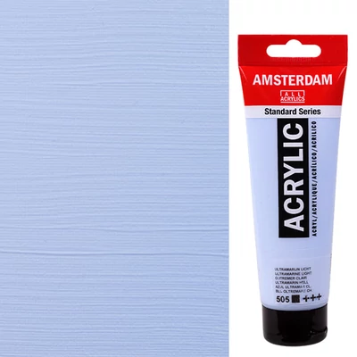 Talens Amsterdam akrilna boja, 120 ml - 505, ultramarine light