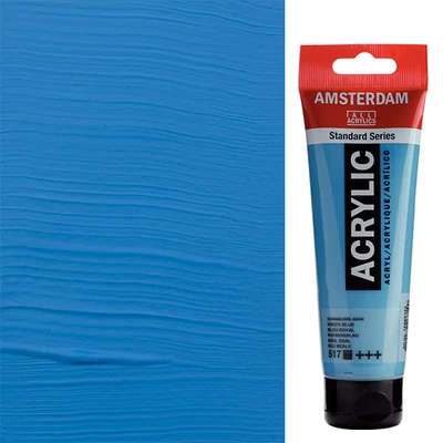 Talens Amsterdam akrilna boja, 120 ml - 517, king's blue