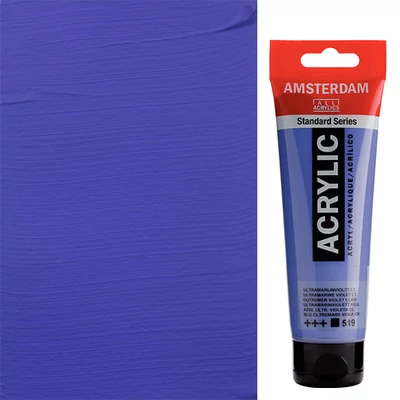 Talens Amsterdam akrilna boja, 120 ml - 519, ultramarine violet light