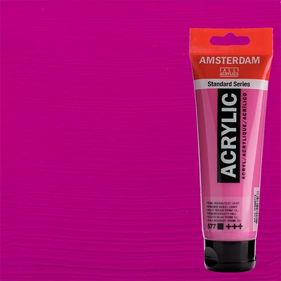 Talens Amsterdam akrilna boja, 120 ml - 577, permanent red violet light