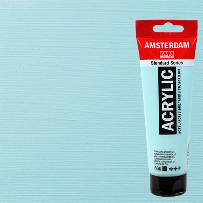Talens Amsterdam akrilna boja, 120 ml - 660, turquoise green light