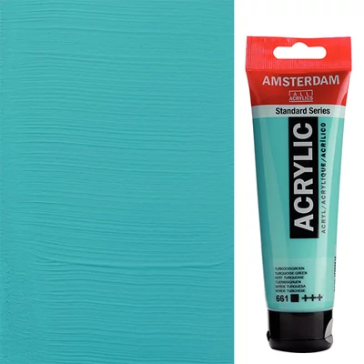 Talens Amsterdam akrilna boja, 120 ml - 661, turquoise green