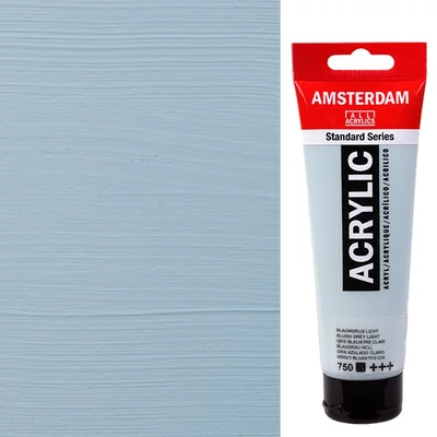 Talens Amsterdam akrilna boja, 120 ml - 750, bluish grey light