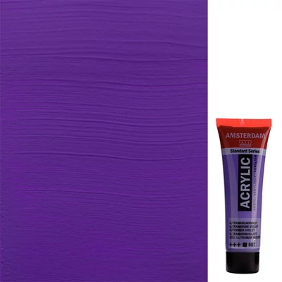 Talens Amsterdam akrilna boja, 20 ml - 507, ultramarine violet