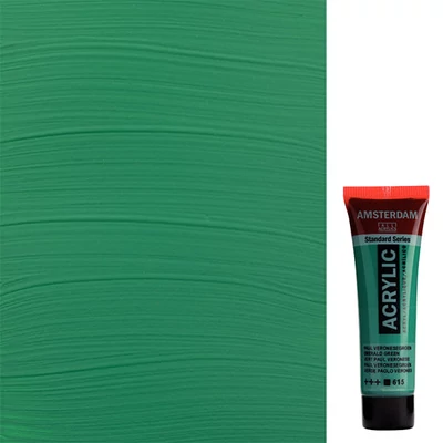 Talens Amsterdam akrilna boja, 20 ml - 615, emerald green