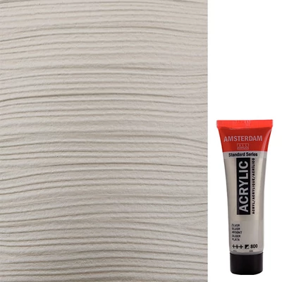 Talens Amsterdam akrilna boja, 20 ml - 800, silver