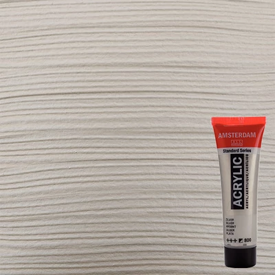 Talens Amsterdam akrilna boja, 20 ml - 800, silver