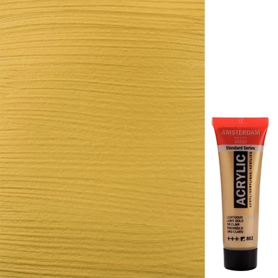 Talens Amsterdam akrilna boja, 20 ml - 802, light gold