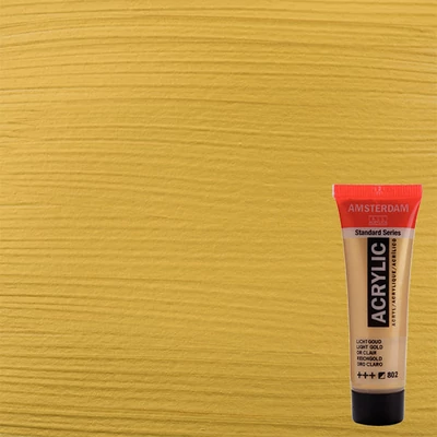 Talens Amsterdam akrilna boja, 20 ml - 802, light gold