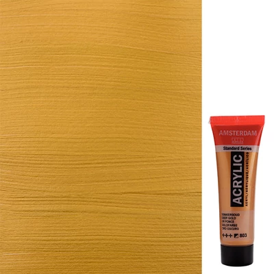 Talens Amsterdam akrilna boja, 20 ml - 803, deep gold