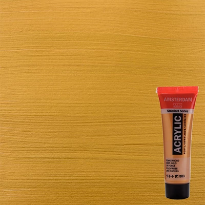 Talens Amsterdam akrilna boja, 20 ml - 803, deep gold