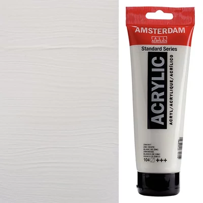 Talens Amsterdam akrilna boja, 250 ml - 104, zinc white