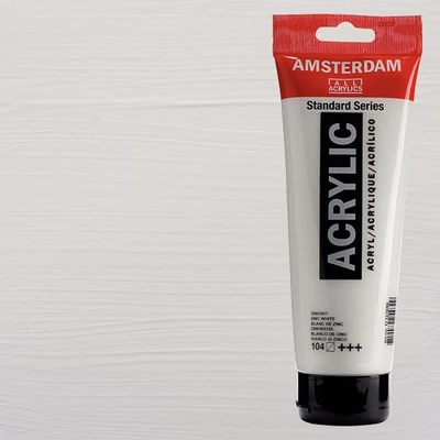 Talens Amsterdam akrilna boja, 250 ml - 104, zinc white