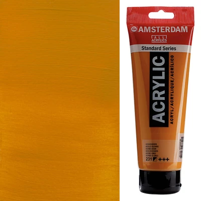 Talens Amsterdam akrilna boja, 250 ml - 231, gold ochre