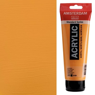 Talens Amsterdam akrilna boja, 250 ml - 253, gold yellow