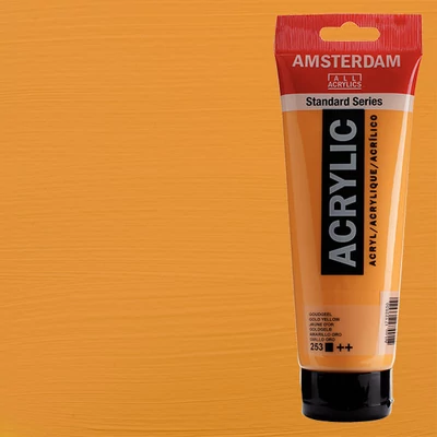 Talens Amsterdam akrilna boja, 250 ml - 253, gold yellow