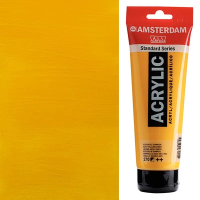 Talens Amsterdam akrilna boja, 250 ml - 270, azo yellow deep