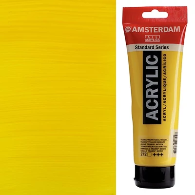 Talens Amsterdam akrilna boja, 250 ml - 272, transparent yellow medium