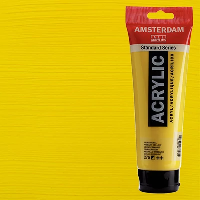 Talens Amsterdam akrilna boja, 250 ml - 275, primary yellow