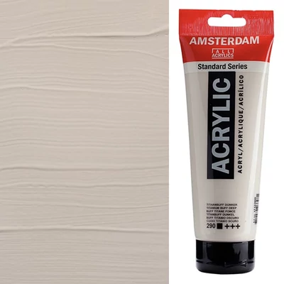 Talens Amsterdam akrilna boja, 250 ml - 290, titanium buff deep