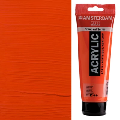 Talens Amsterdam akrilna boja, 250 ml - 311, vermilion