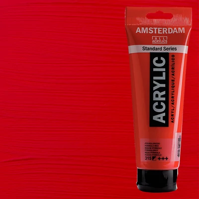 Talens Amsterdam akrilna boja, 250 ml - 315, pyrrole red