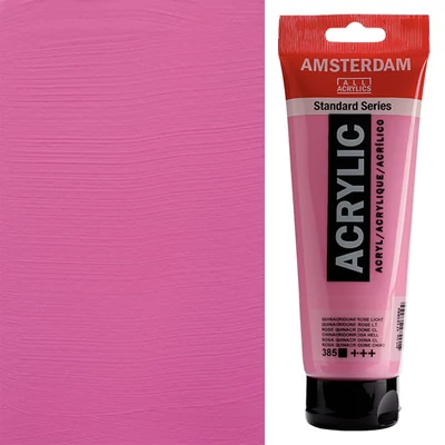 Talens Amsterdam akrilna boja, 250 ml - 385, quinacridone rose light