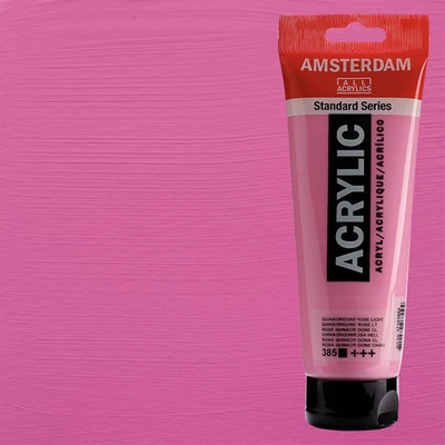 Talens Amsterdam akrilna boja, 250 ml - 385, quinacridone rose light