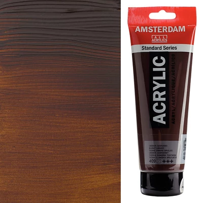 Talens Amsterdam akrilna boja, 250 ml - 409, burnt umber