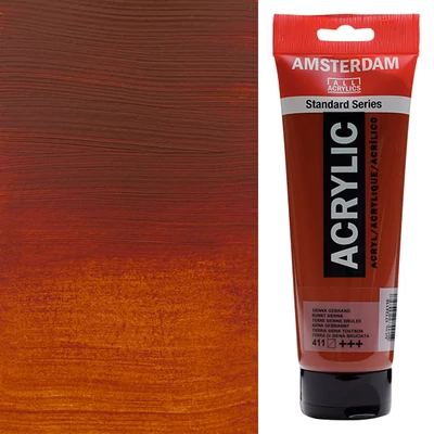 Talens Amsterdam akrilna boja, 250 ml - 411, burnt sienna