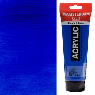 Talens Amsterdam akrilna boja, 250 ml - 504, ultramarine