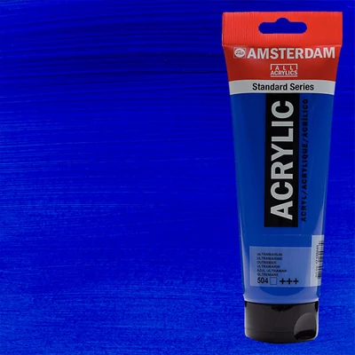 Talens Amsterdam akrilna boja, 250 ml - 504, ultramarine