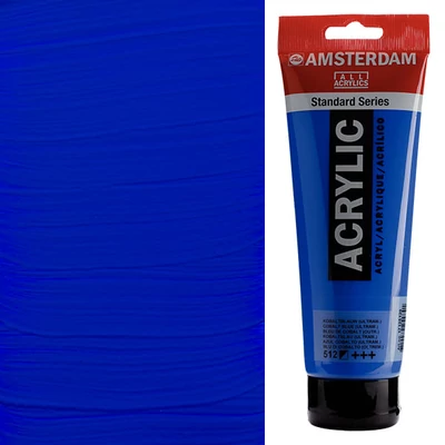 Talens Amsterdam akrilna boja, 250 ml - 512, cobalt blue (ultramarine)