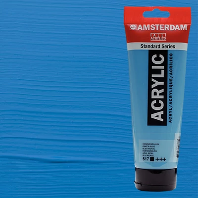 Talens Amsterdam akrilna boja, 250 ml - 517, king's blue