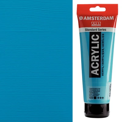 Talens Amsterdam akrilna boja, 250 ml - 522, turquoise blue