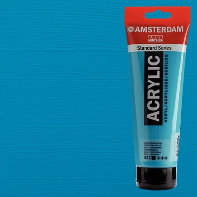 Talens Amsterdam akrilna boja, 250 ml - 522, turquoise blue