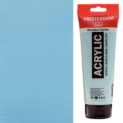 Talens Amsterdam akrilna boja, 250 ml - 551, sky blue light