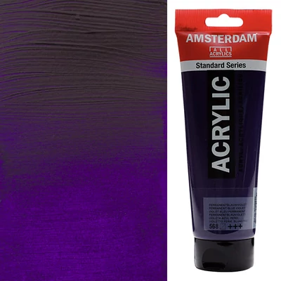 Talens Amsterdam akrilna boja, 250 ml - 568, permanent blue violet