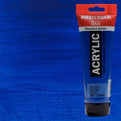 Talens Amsterdam akrilna boja, 250 ml - 570, phthalo blue