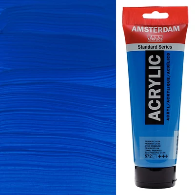 Talens Amsterdam akrilna boja, 250 ml - 572, primary cyan