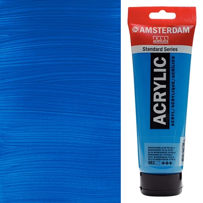 Talens Amsterdam akrilna boja, 250 ml - 582, manganese blue phthalo
