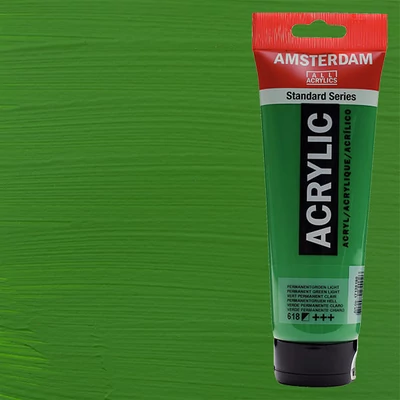 Talens Amsterdam akrilna boja, 250 ml - 618, permanent green light