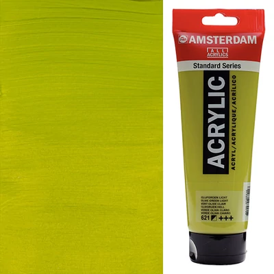 Talens Amsterdam akrilna boja, 250 ml - 621, olive green light