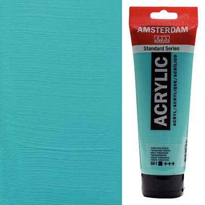 Talens Amsterdam akrilna boja, 250 ml - 661, turquoise green