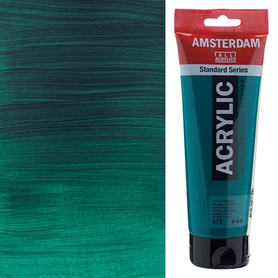 Talens Amsterdam akrilna boja, 250 ml - 675, phthalo green