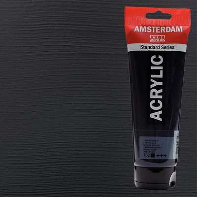 Talens Amsterdam akrilna boja, 250 ml - 702, lamp black