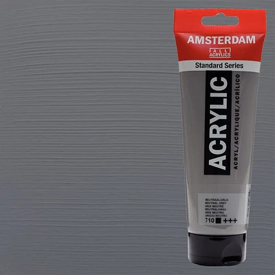 Talens Amsterdam akrilna boja, 250 ml - 710, neutral grey