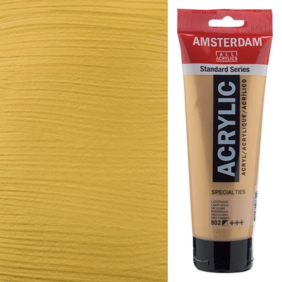 Talens Amsterdam akrilna boja, 250 ml - 802, light gold