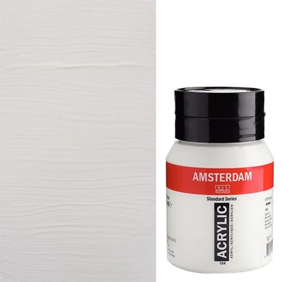 Talens Amsterdam akrilna boja, 500 ml - 104, zinc white